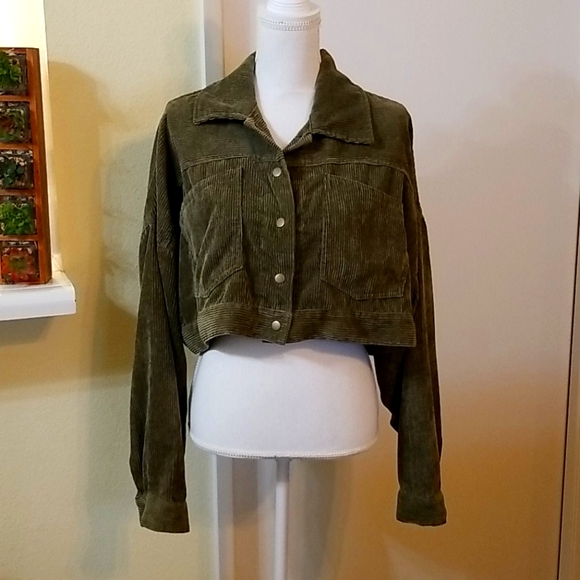 Favlux Fashion Olive Green Corduroy 